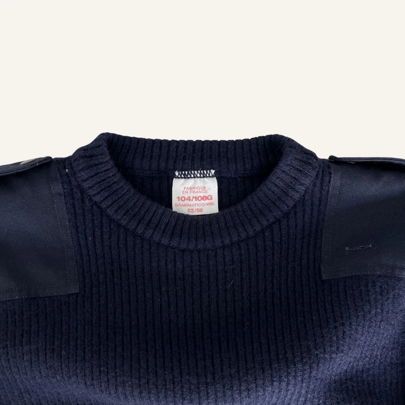 Pull officier bleu marine - Seconde main