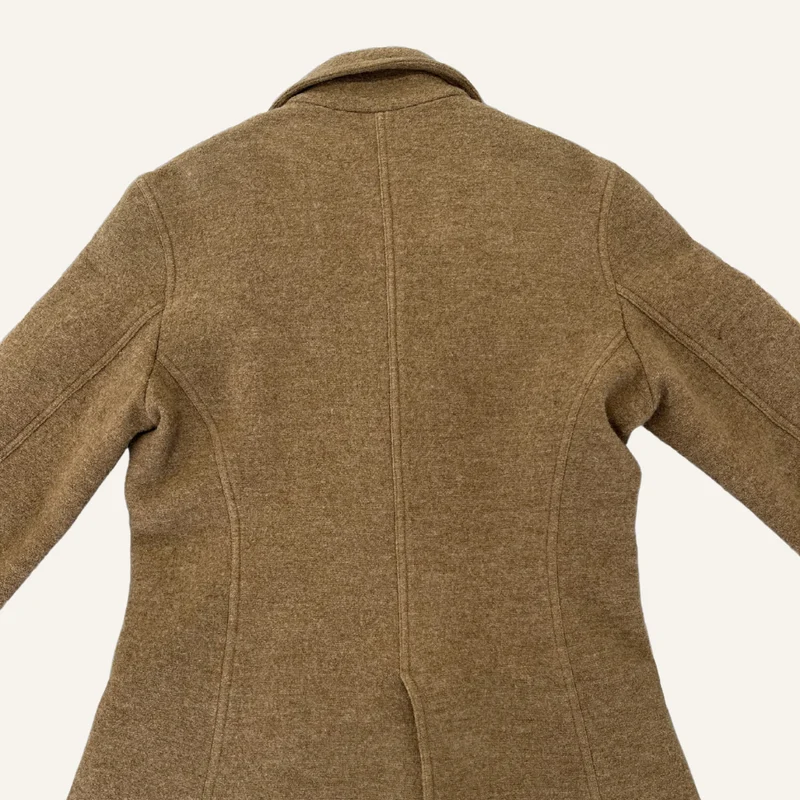 Caban marron en laine pour femme- Seconde main