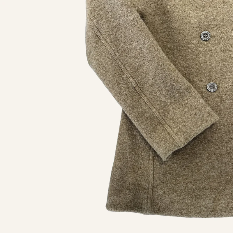 Caban marron en laine pour femme- Seconde main