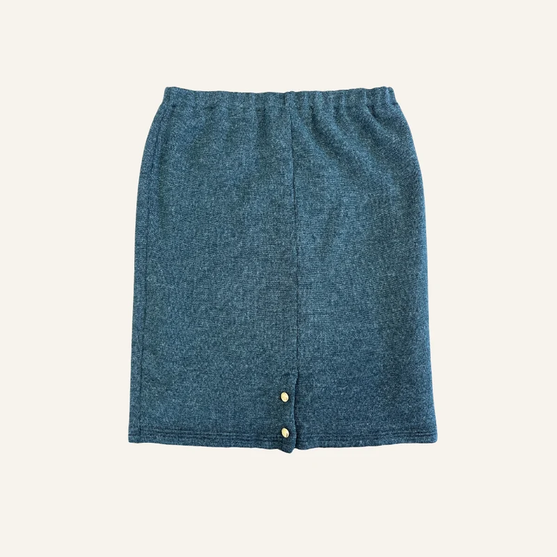Jupe en laine verte pour femme - Seconde main