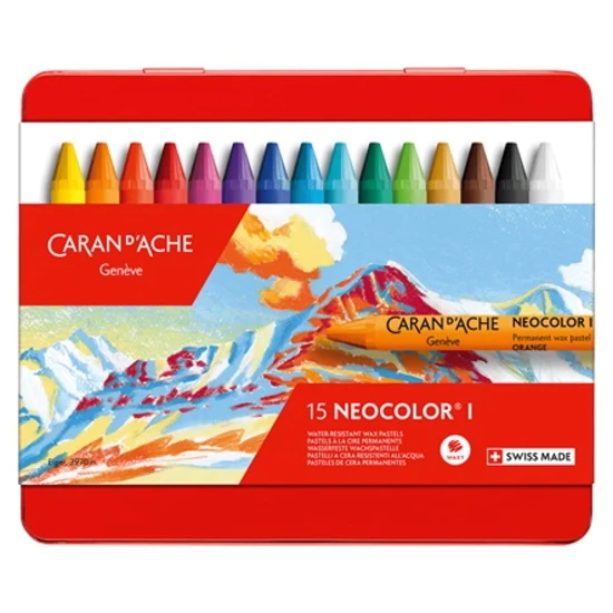 Neocolor I permanent wax pastel set of 15