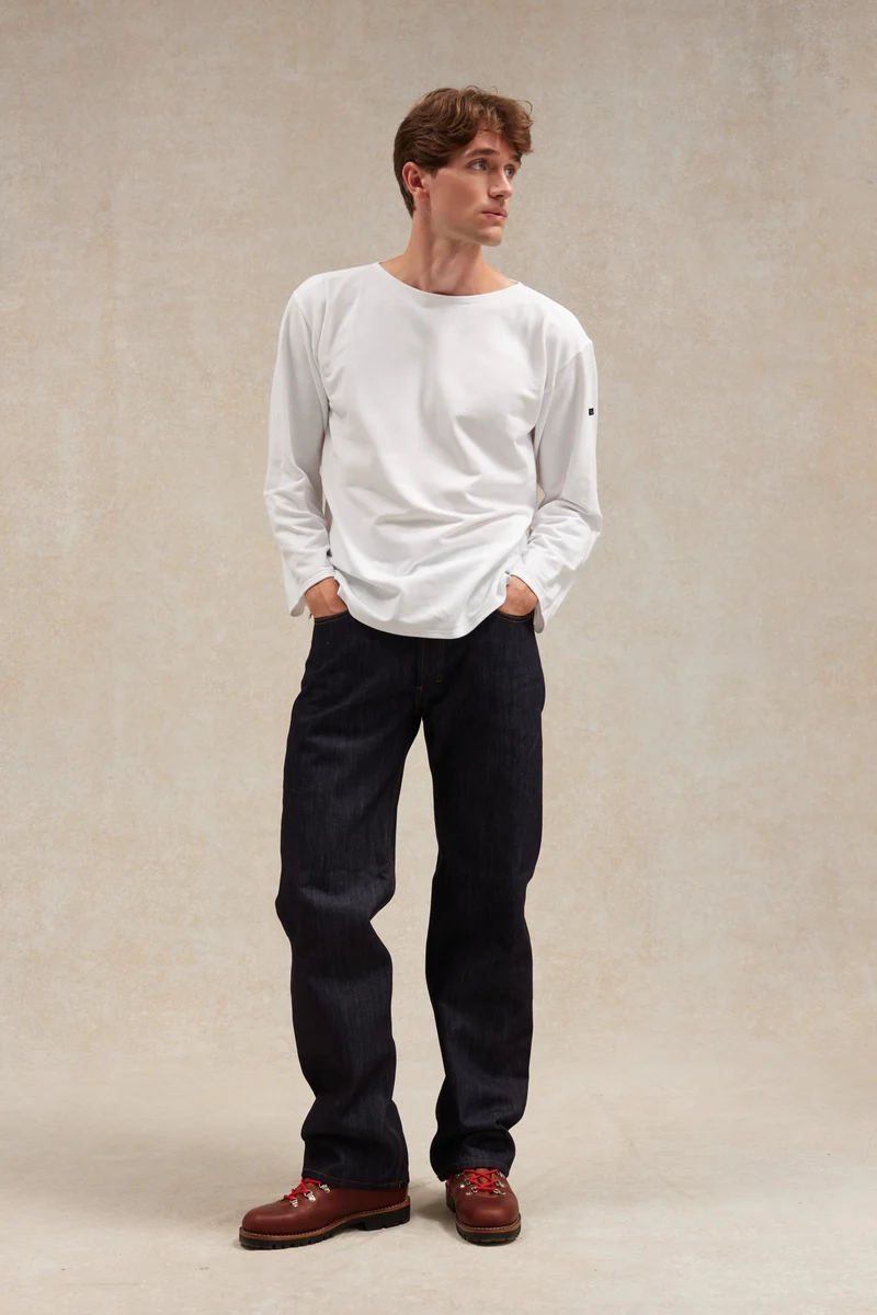 Marinière Rachel blanche pour homme