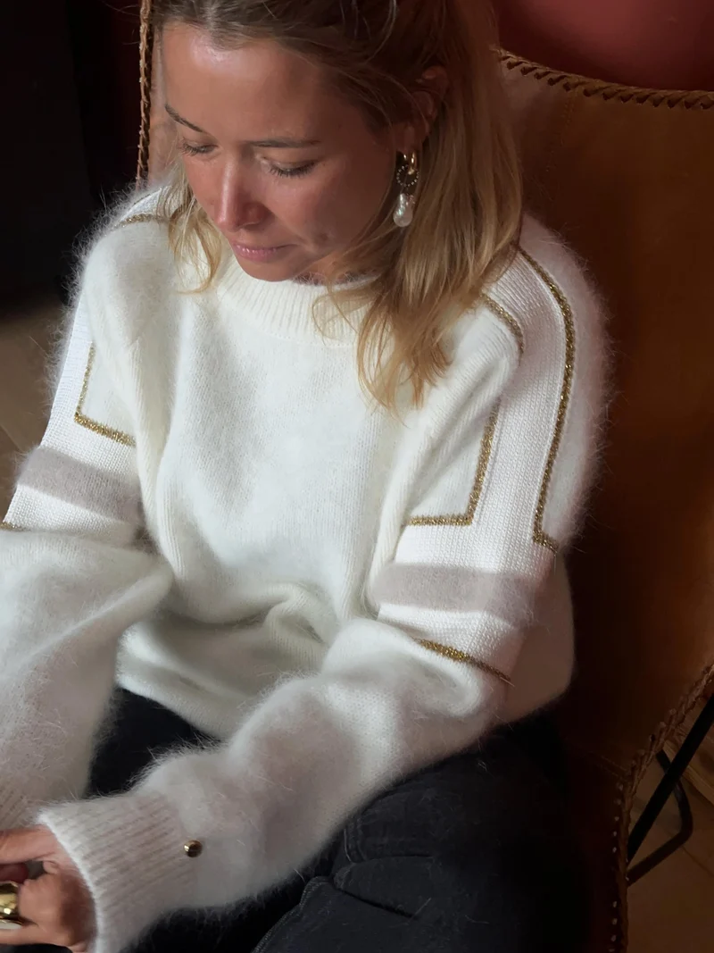 Pull Ninon Naturel.
