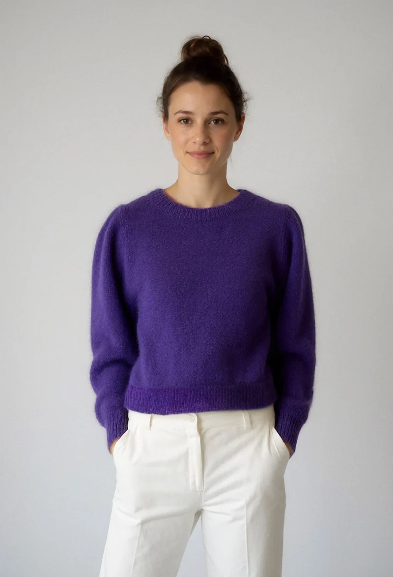 Pull Saphir à tricoter