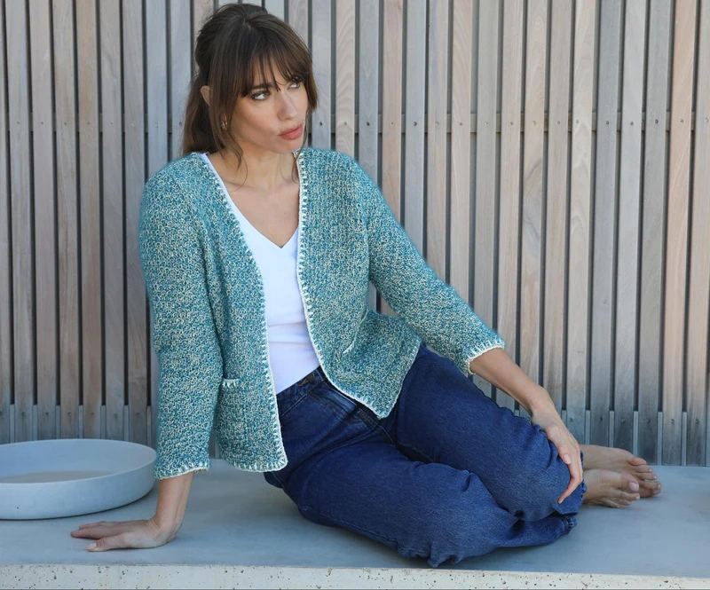 Veste Marianne à tricoter.