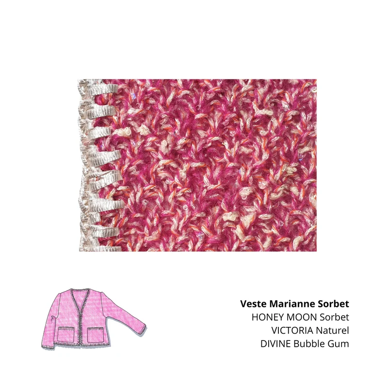 Veste Marianne à tricoter.