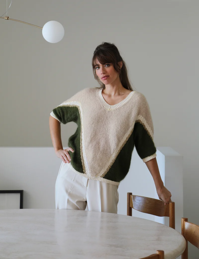 Pull Estelle à tricoter.