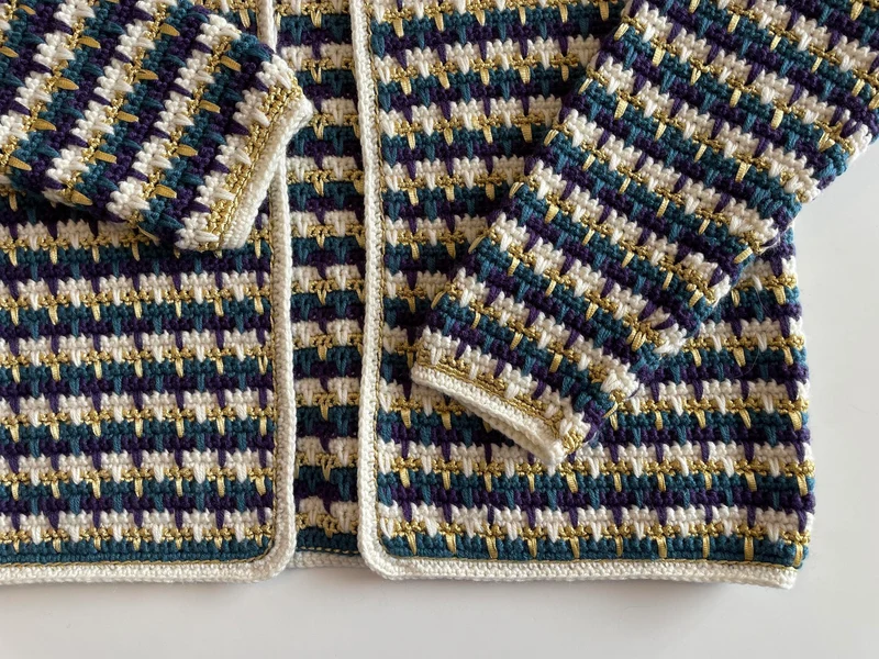 Veste Lauriane au crochet