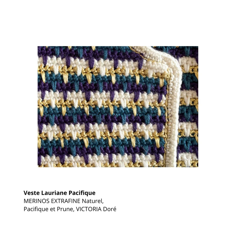 Veste Lauriane au crochet