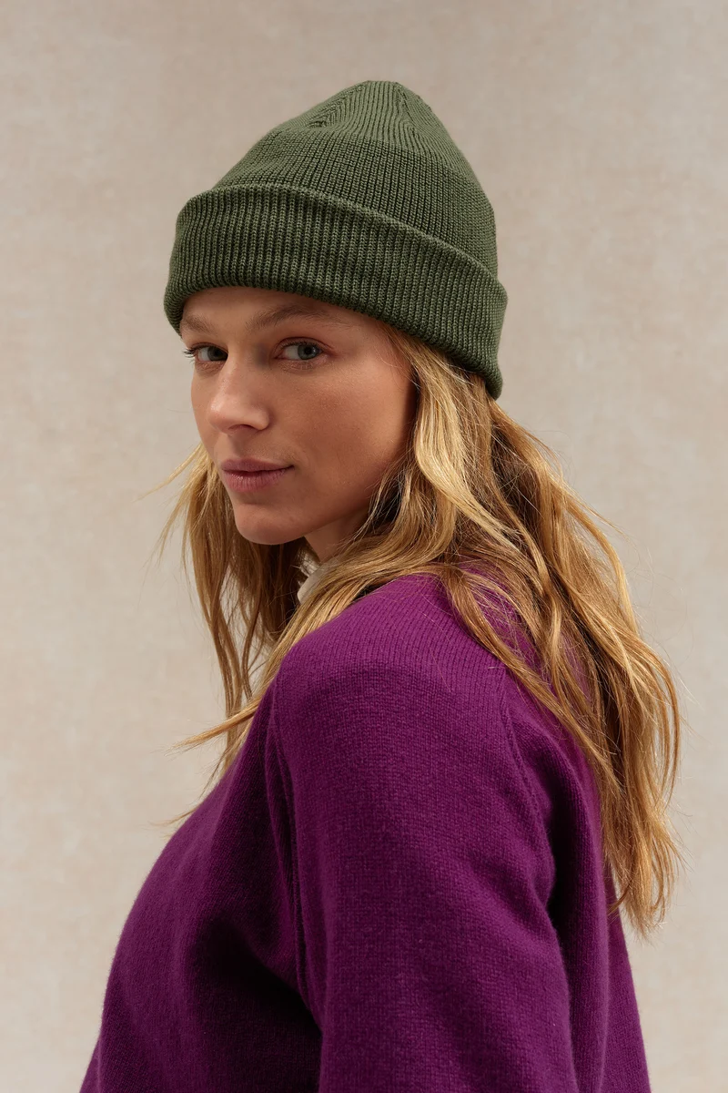 Le véritable bonnet de la Marine nationale olive kaki