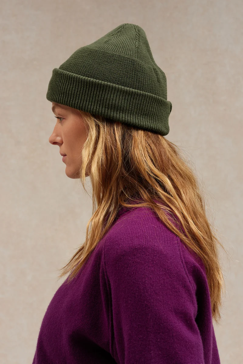 Le véritable bonnet de la Marine nationale olive kaki