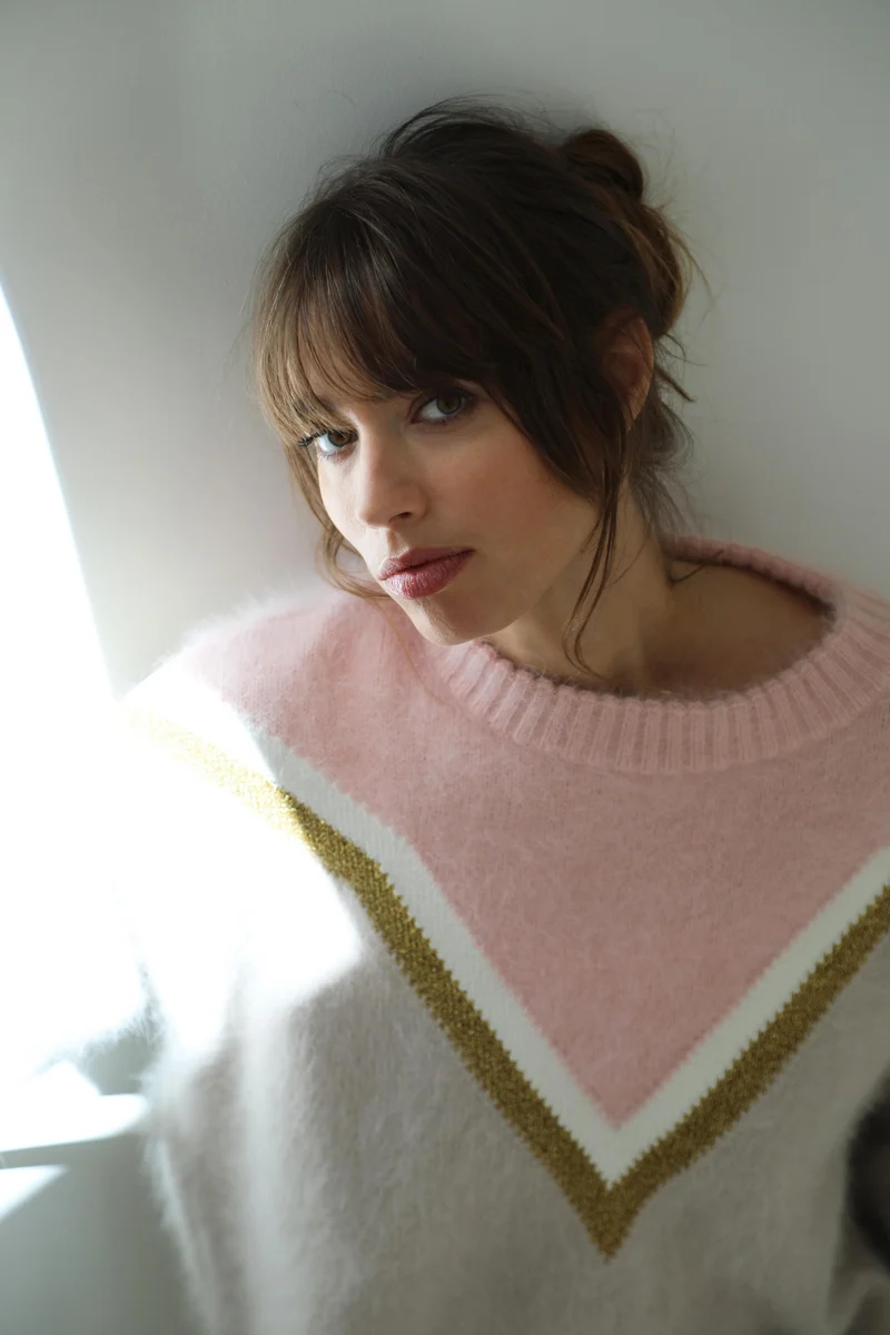 Pull Celeste Dune et Poudre