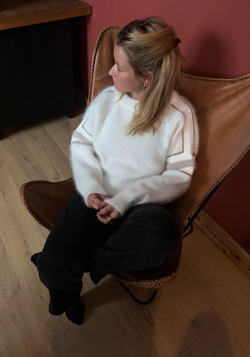 Pull Ninon Naturel.