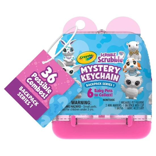 Scribble Scrubbie baby pet mystery backpack 6AS