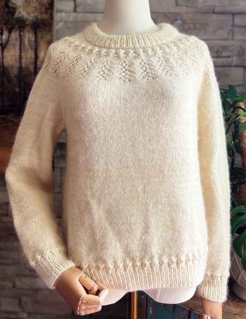 Douce Églantine Pullover | Knitting Kits