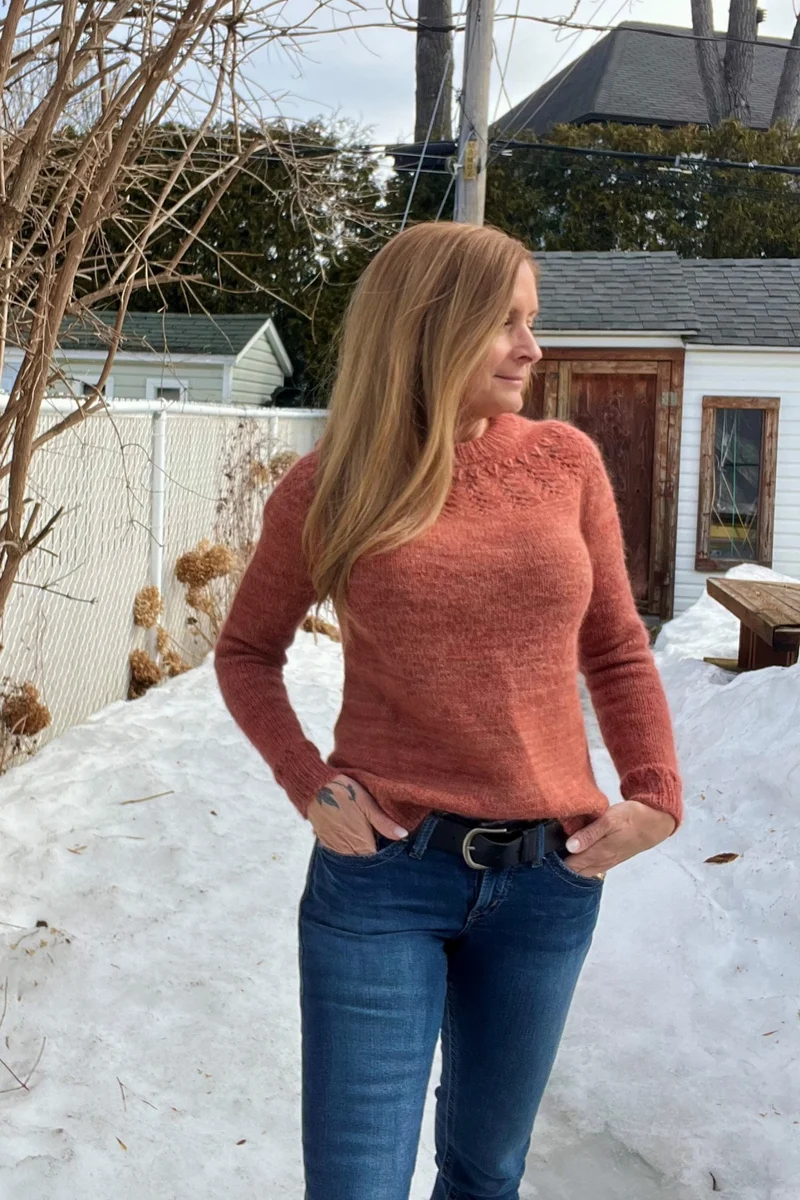 Douce Églantine Pullover | Knitting Kits