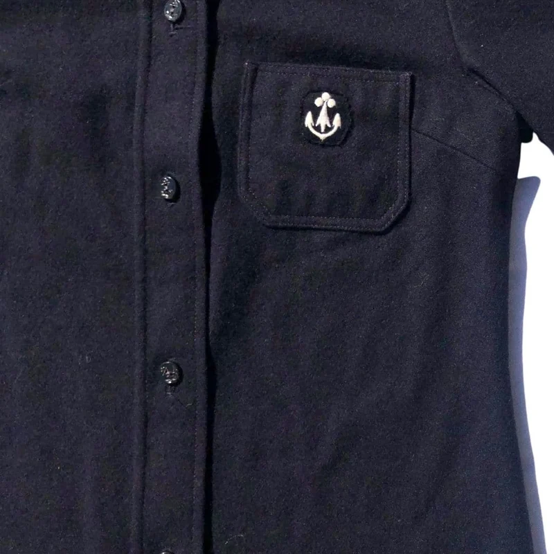 Surchemise bleu marine pour femme - seconde main