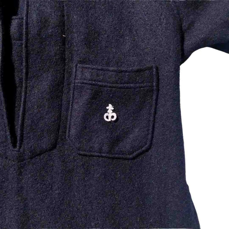Vareuse à manches courtes bleu marine - femme - seconde main