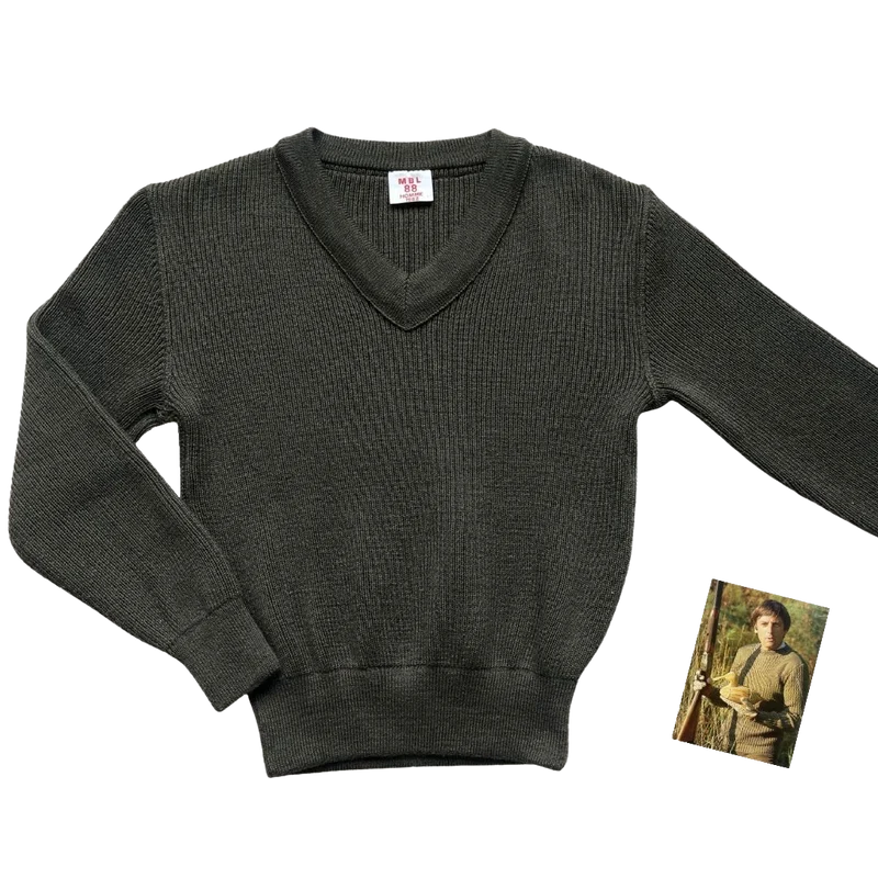 Pull kaki MBL - seconde main