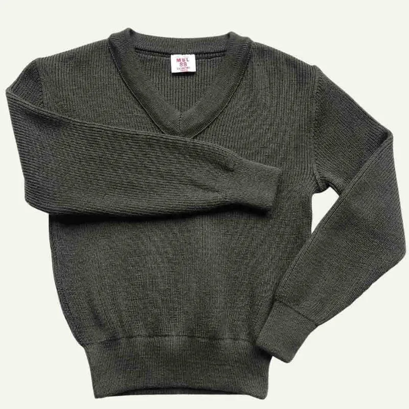 Pull kaki MBL - seconde main