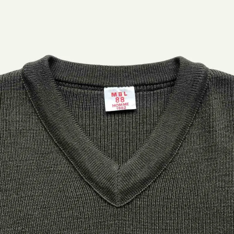 Pull kaki MBL - seconde main