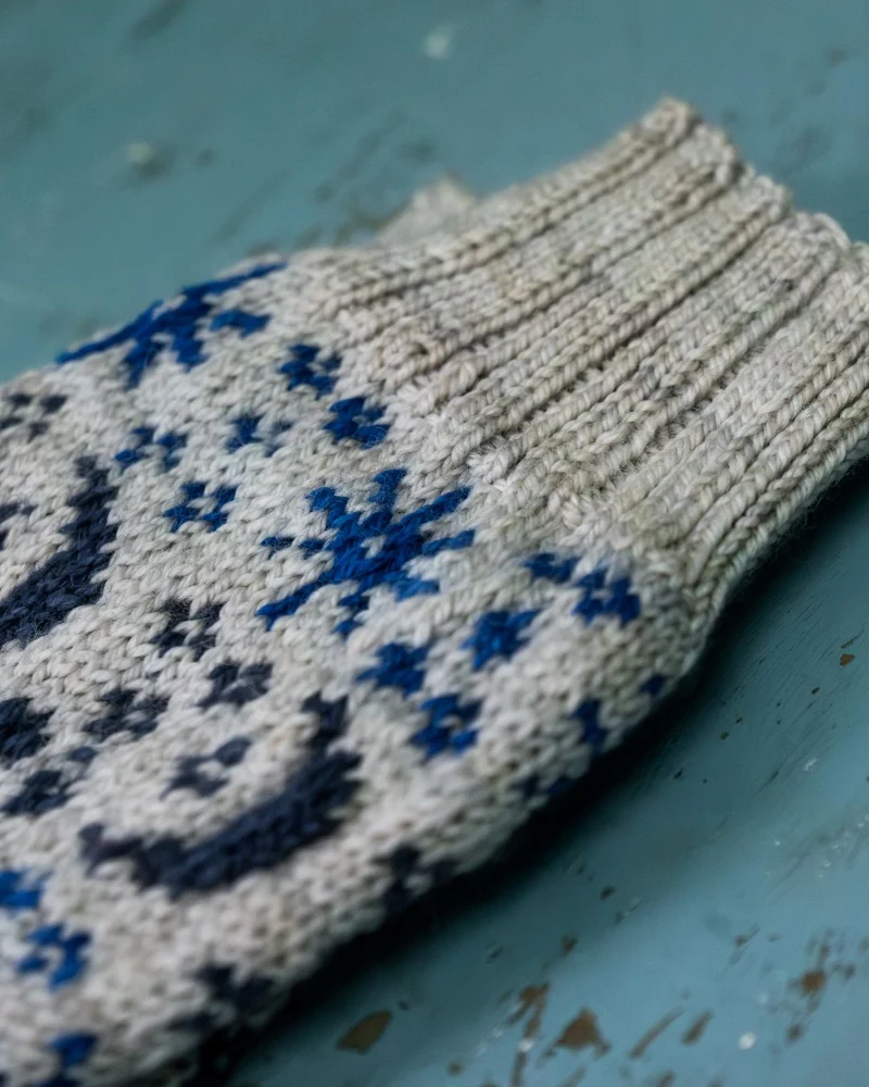 Auld Lang Syne socks - Knitting pattern and Optional kit