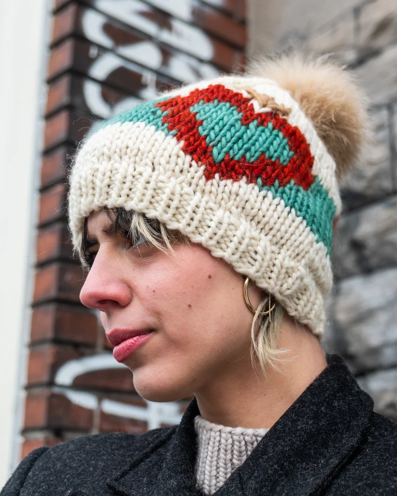 México, te quiero Hats - Knitting pattern and Optional kit