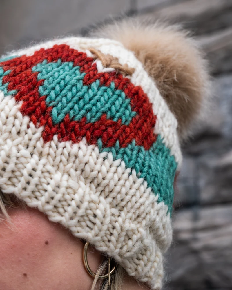 México, te quiero Hats - Knitting pattern and Optional kit