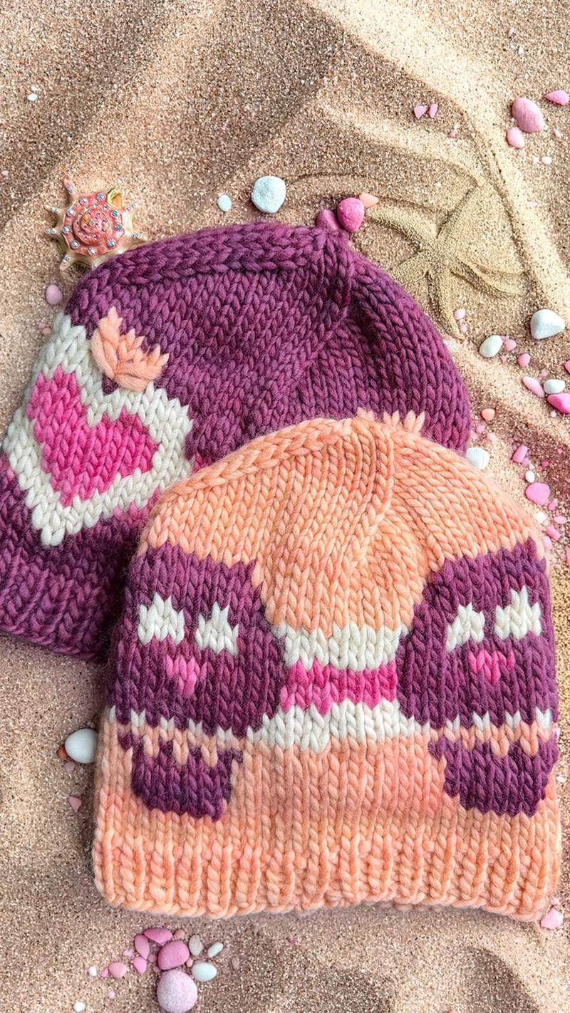 México, te quiero Hats - Knitting pattern and Optional kit
