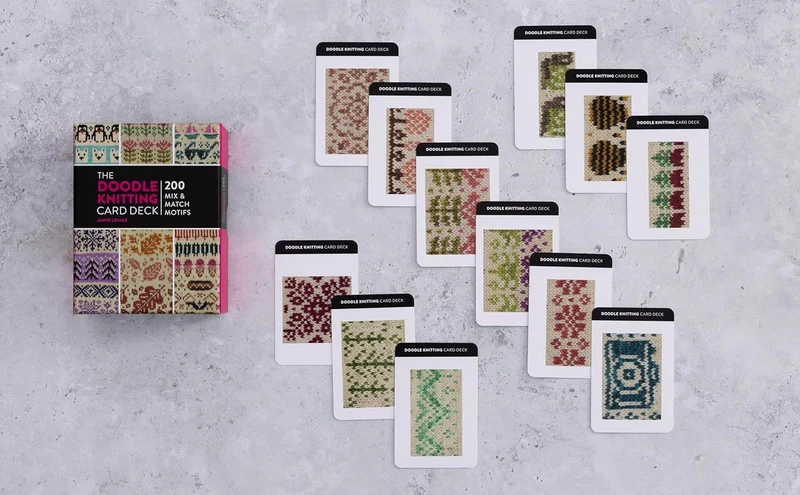 The Doodle Knitting Card Deck: 200 mix and match motifs