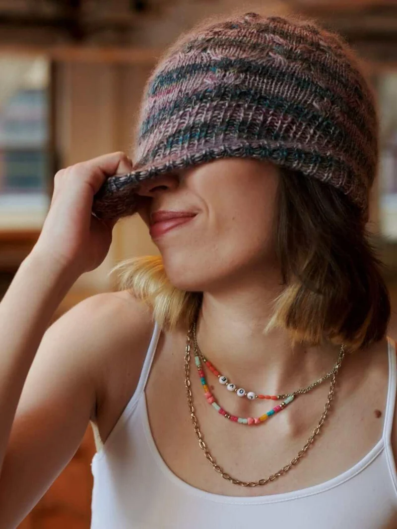 Diaphane Hat - Knitting Pattern and Optional Kits