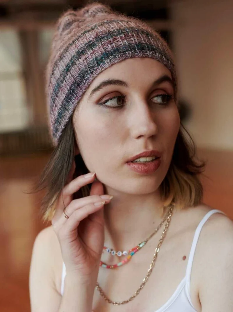 Diaphane Hat - Knitting Pattern and Optional Kits
