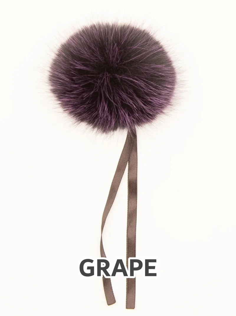 IkigaiFiber Faux Fur Pom Poms