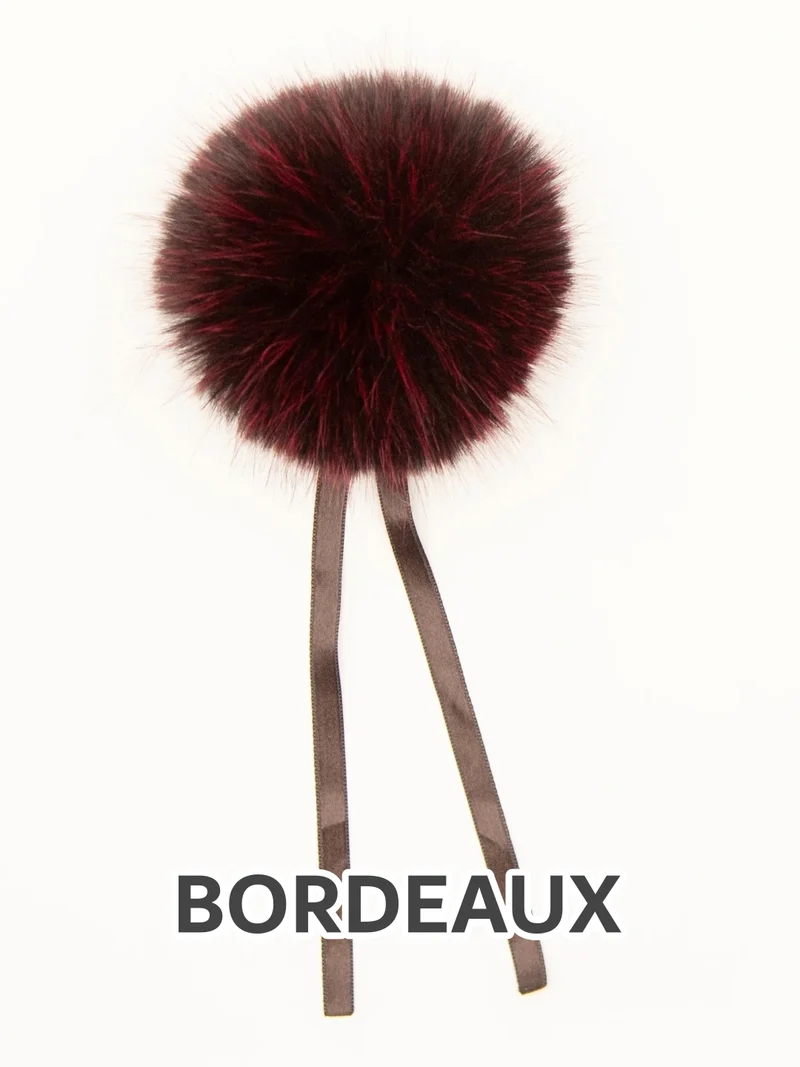 IkigaiFiber Faux Fur Pom Poms