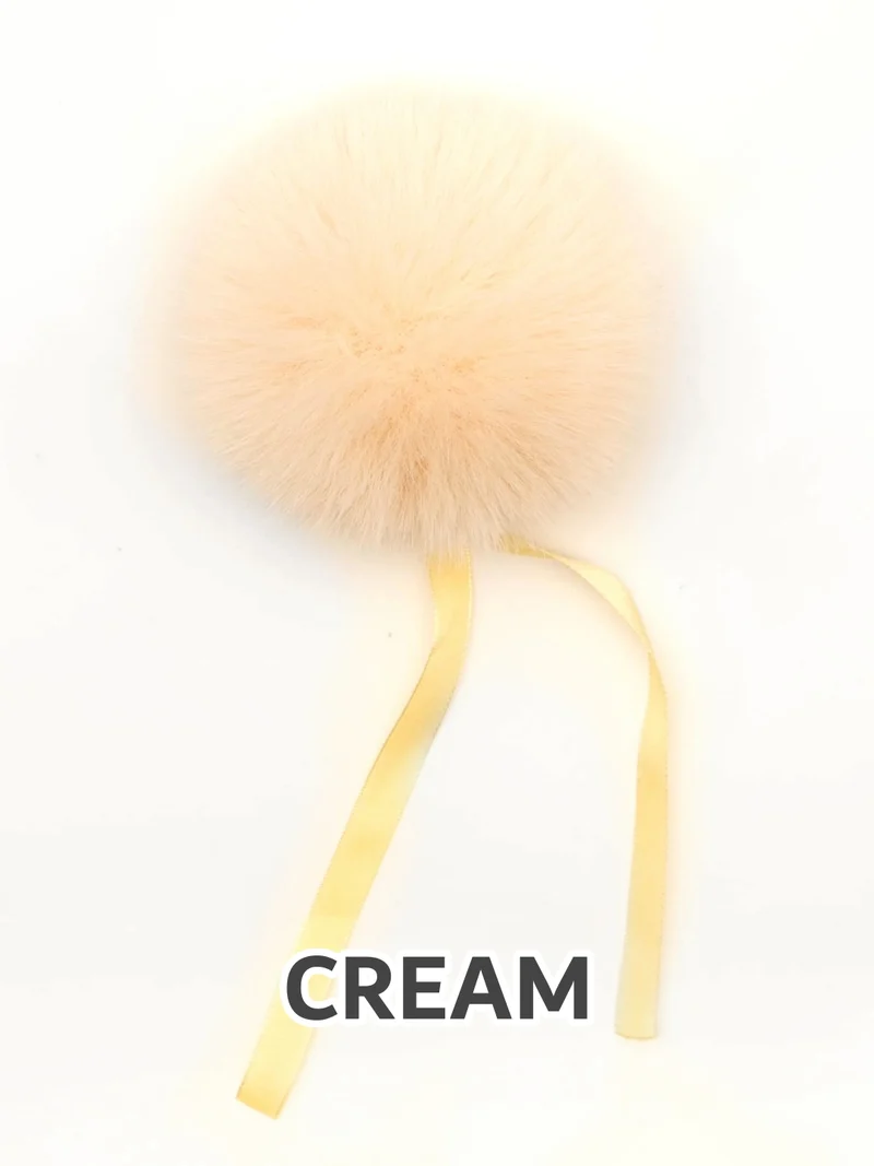 IkigaiFiber Faux Fur Pom Poms