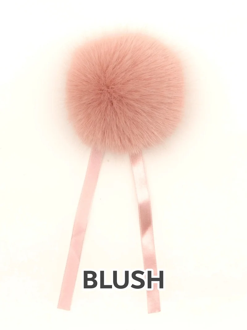 IkigaiFiber Faux Fur Pom Poms