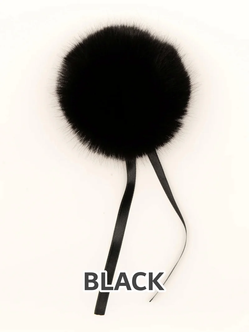 IkigaiFiber Faux Fur Pom Poms