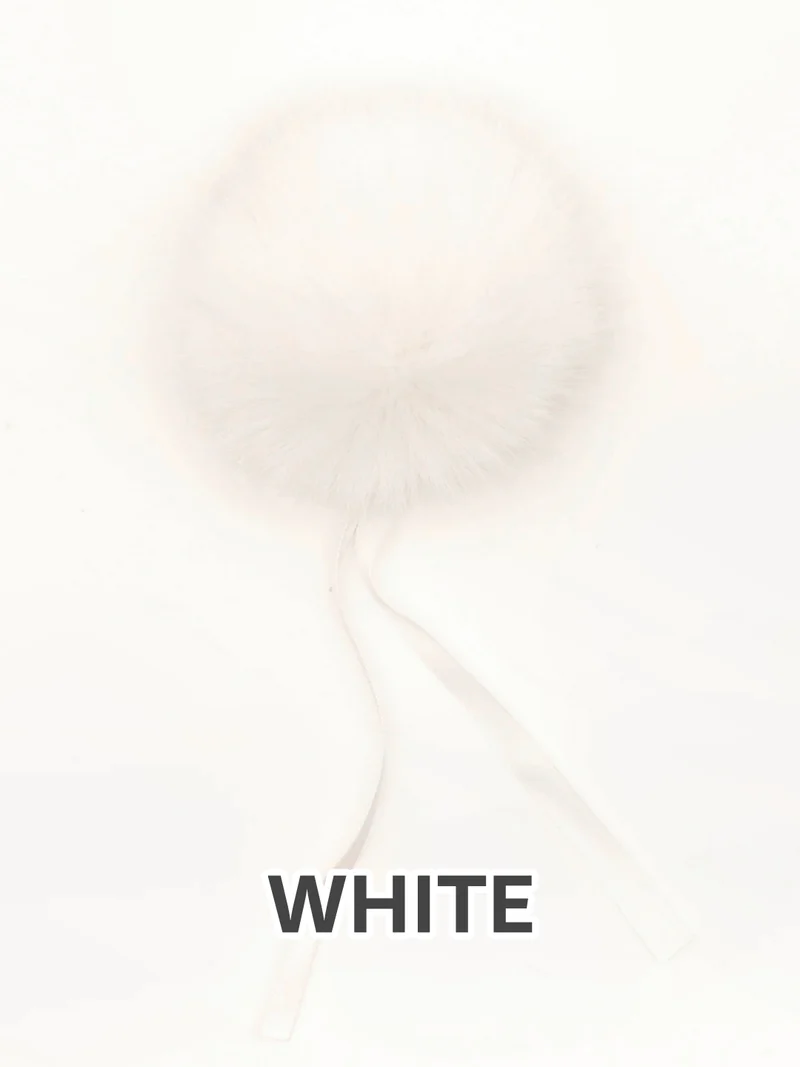 IkigaiFiber Faux Fur Pom Poms