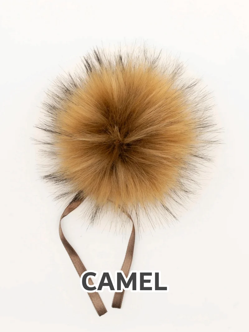 IkigaiFiber Faux Fur Pom Poms