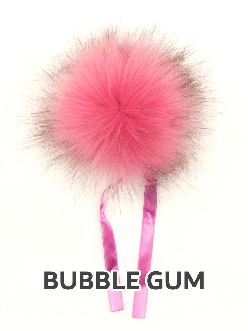 IkigaiFiber Faux Fur Pom Poms