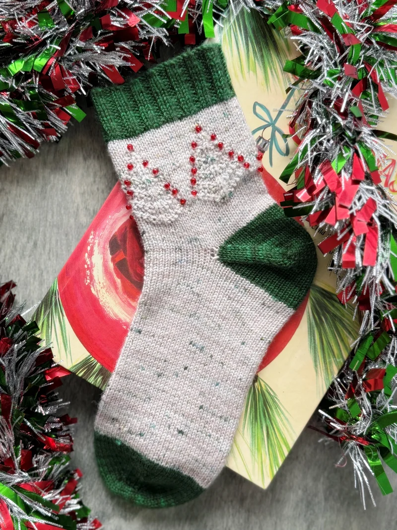 Frosted Branches Socks | Knitting pattern and Optional kits