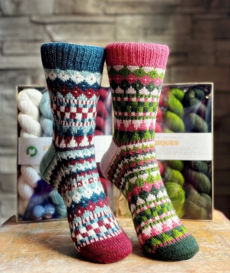Féériques Socks | Knitting pattern and Optional Limited Edition Kits