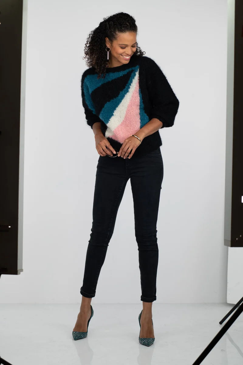 Pull Lucy à tricoter.