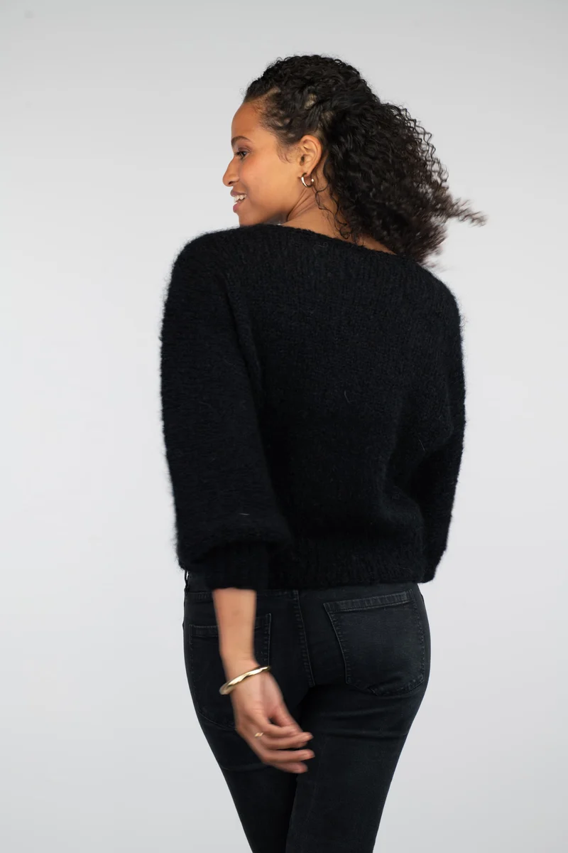Pull Lucy à tricoter.