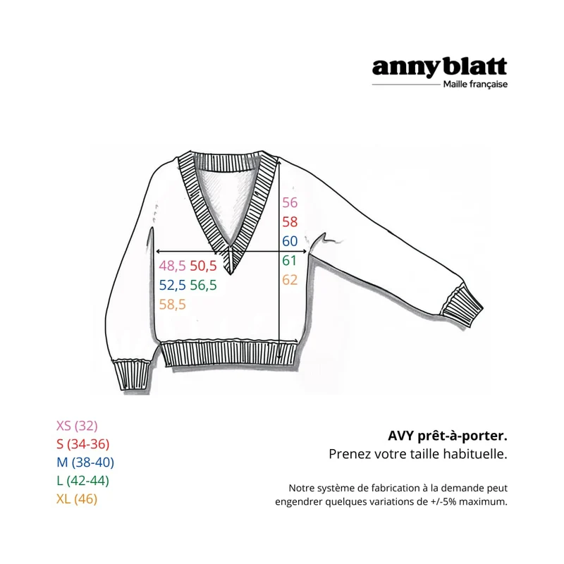 Pull Tina en Mohair Naturel.