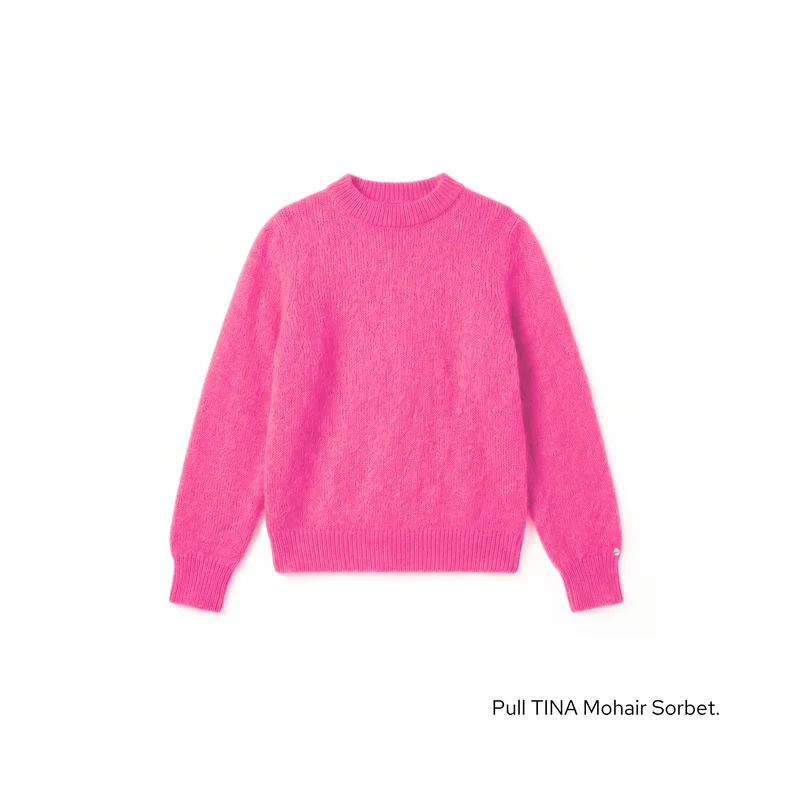 Pull Tina en Mohair - 19 coloris.
