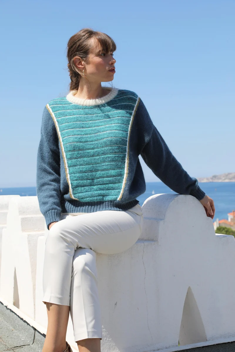 Pull Petra foncé - 2 coloris.