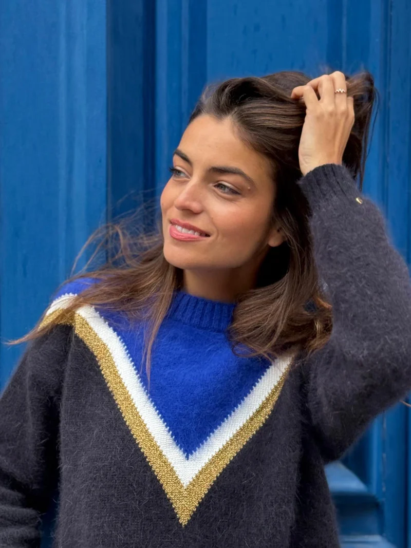 Pull Celeste. 3 coloris.