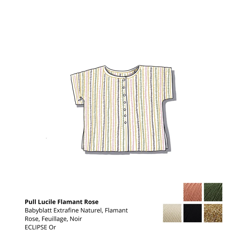 Gilet Lucile au crochet.