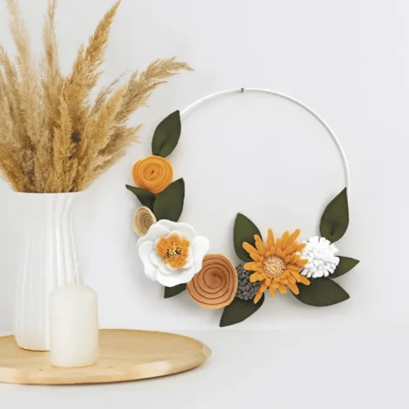 Kit DIY ma couronne fleurie en papier